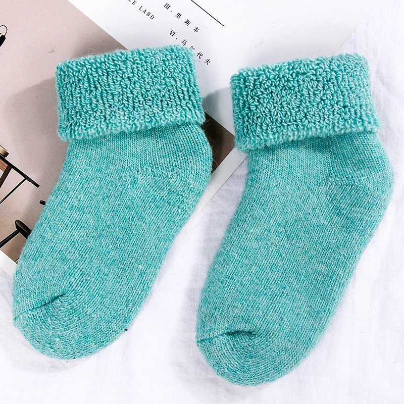 Children Fall Winter Socks Thickening Terry Socks Male Female Baby Socks Relent Special Thick Warm Wool Socks